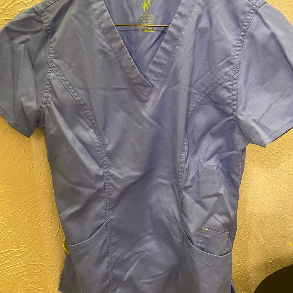 Blue Scrub Top